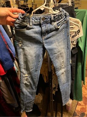GAP Kids Light Blue Distressed Denim Jeans